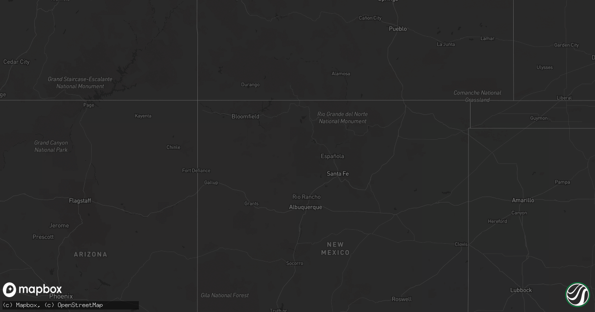 Hail map in Colorado on June 27, 2012