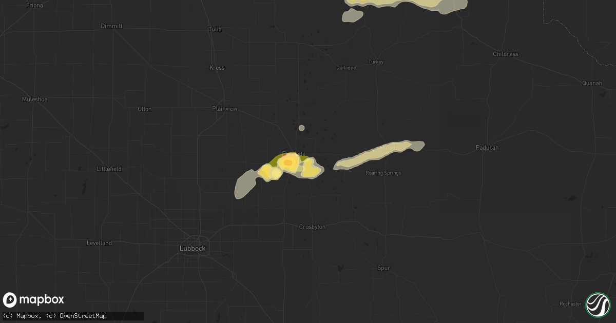 Hail map in Floydada, TX on June 27, 2014