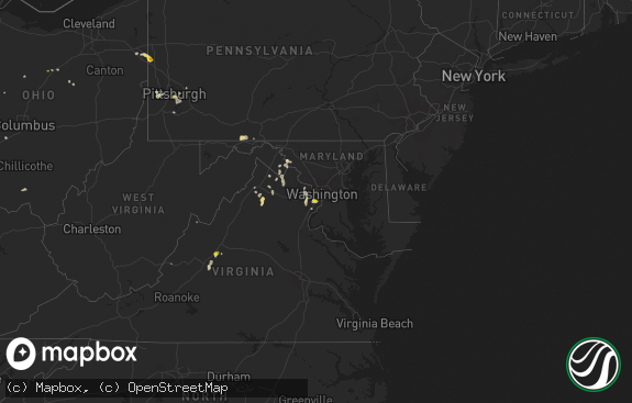 Hail map preview on 06-27-2019