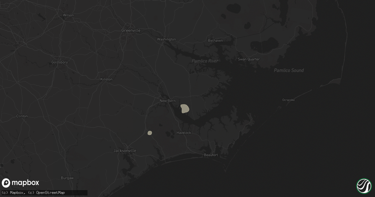 Hail map in Grantsboro, NC on June 27, 2024