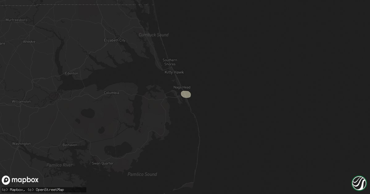 Hail map in Nags Head, NC on June 27, 2024