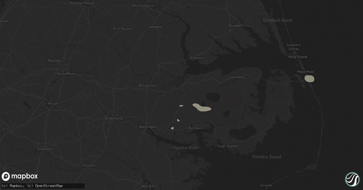 Hail map in Plymouth, NC on June 27, 2024