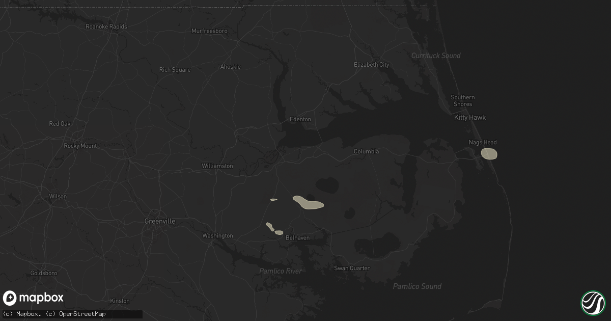 Hail map in Roper, NC on June 27, 2024