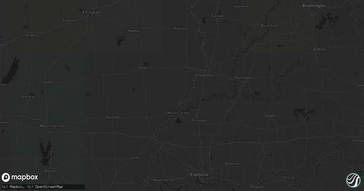 Hail map in Allendale, IL on June 27, 2026