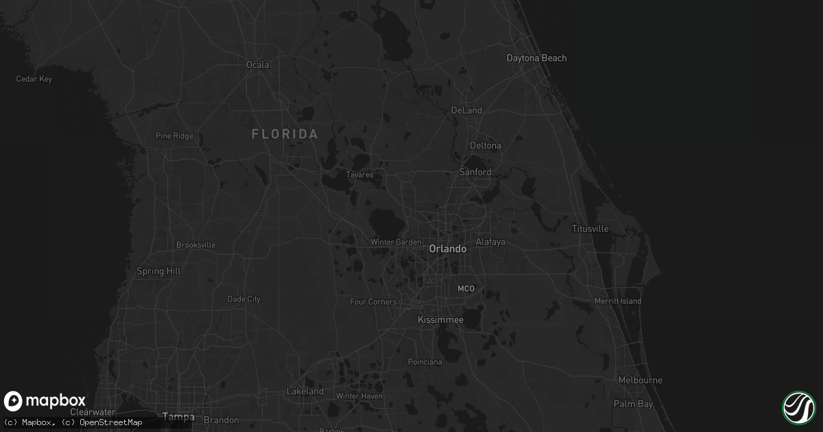 Hail map in Apopka, FL on June 27, 2026