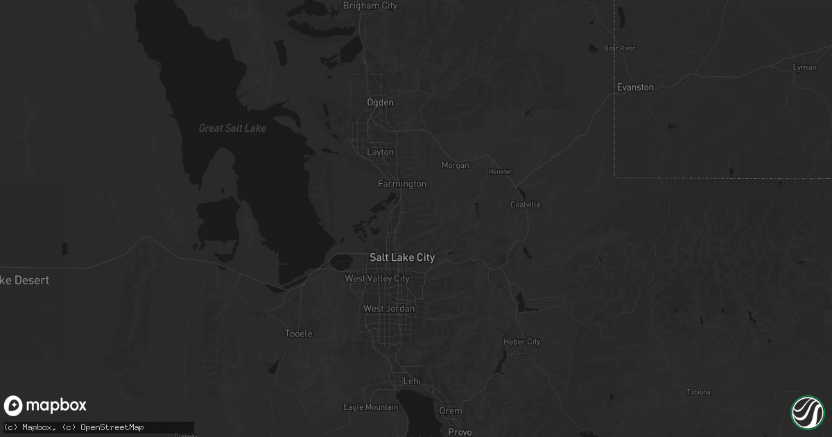 Hail map in Bountiful, UT on June 27, 2026