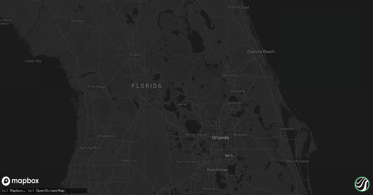 Hail map in Eustis, FL on June 27, 2026