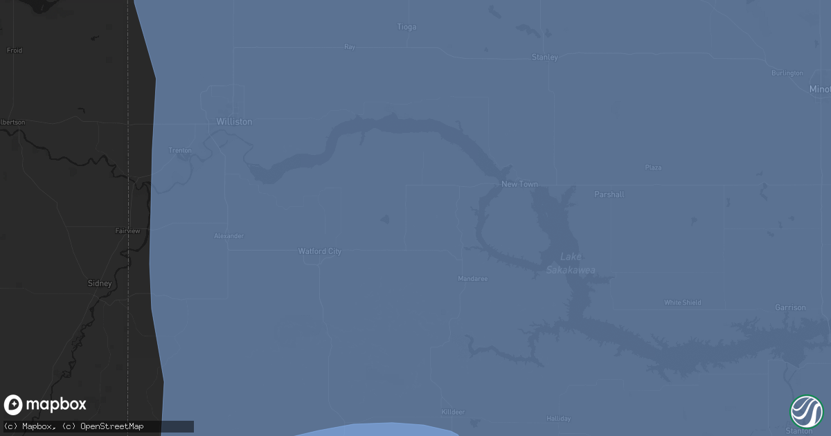 Hail map in Keene, ND on June 27, 2026