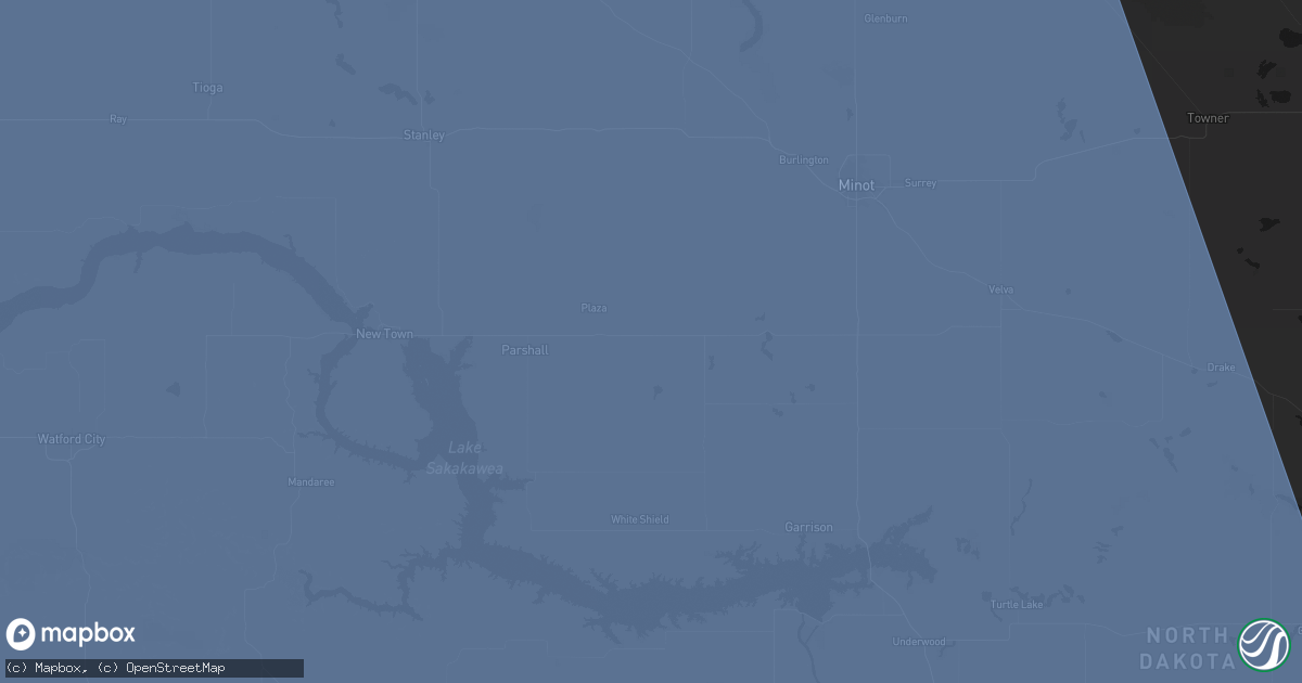 Hail map in Makoti, ND on June 27, 2026
