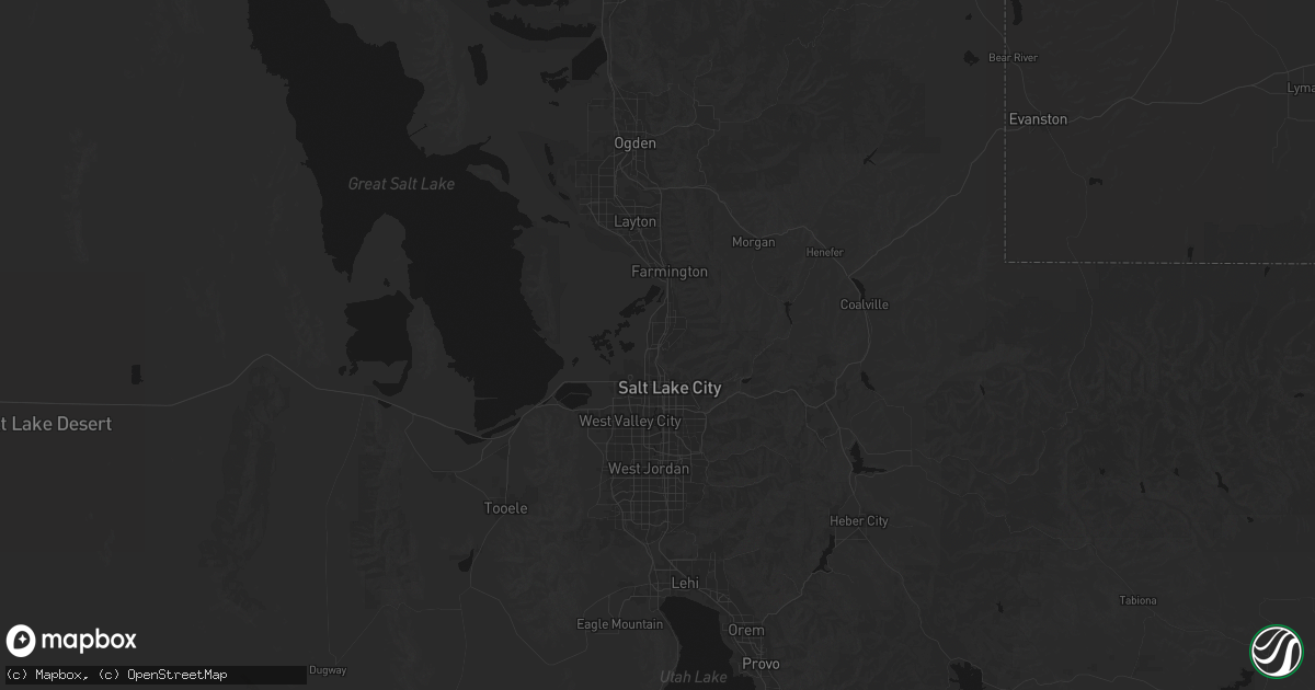 Hail map in North Salt Lake, UT on June 27, 2026