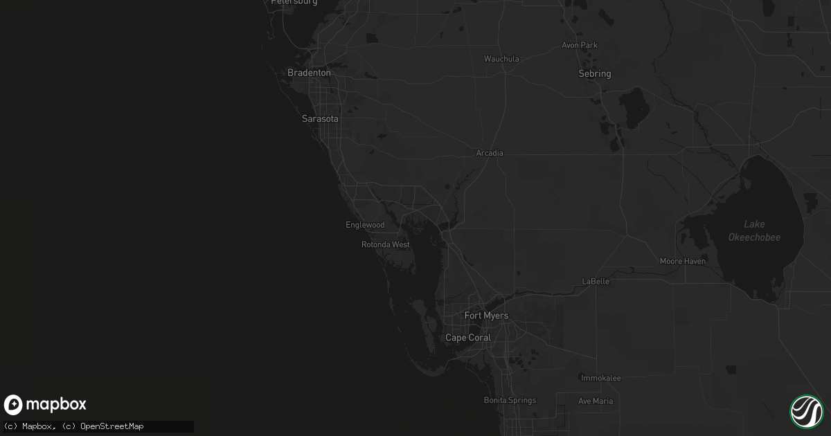 Hail map in Port Charlotte, FL on June 27, 2026