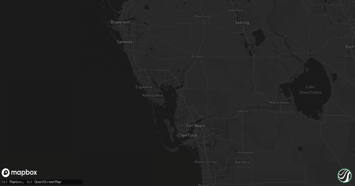 Hail map in Punta Gorda, FL on June 27, 2026