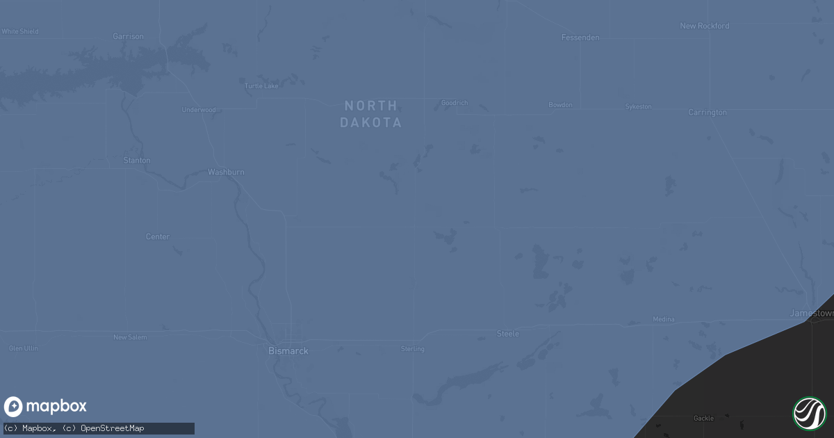 Hail map in Wing, ND on June 27, 2026