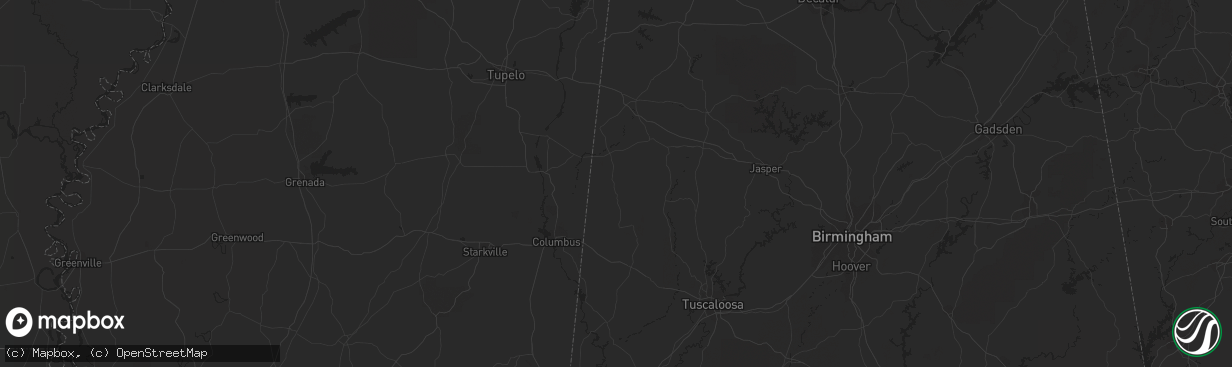 Hail map in Hot Springs National Park, AR on June 28, 2011