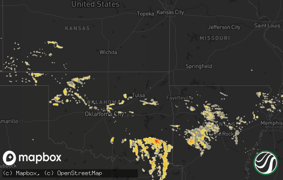 Hail map preview on 06-28-2011