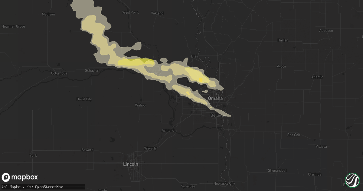 Hail map in Elkhorn, NE on June 28, 2014