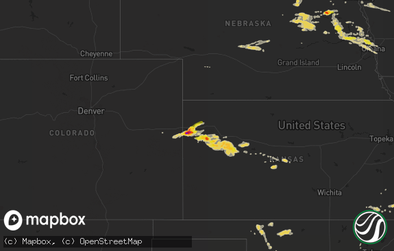 Hail map preview on 06-28-2014