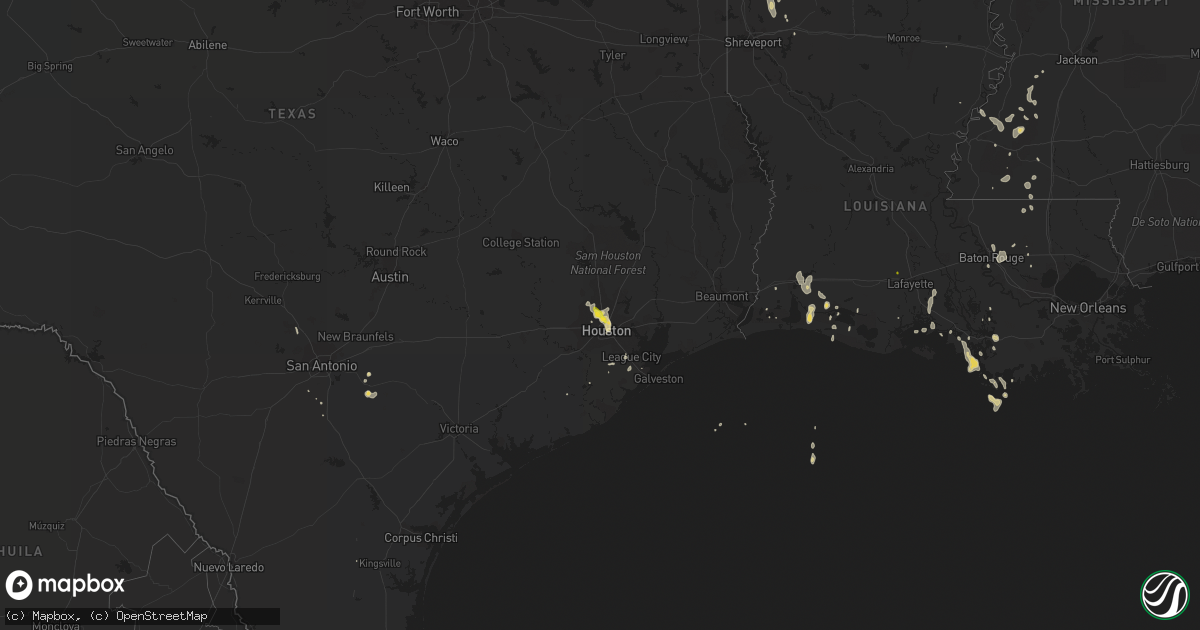 Hail map on June 28, 2019