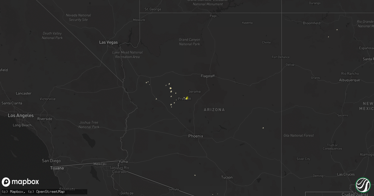 Hail map on June 28, 2022