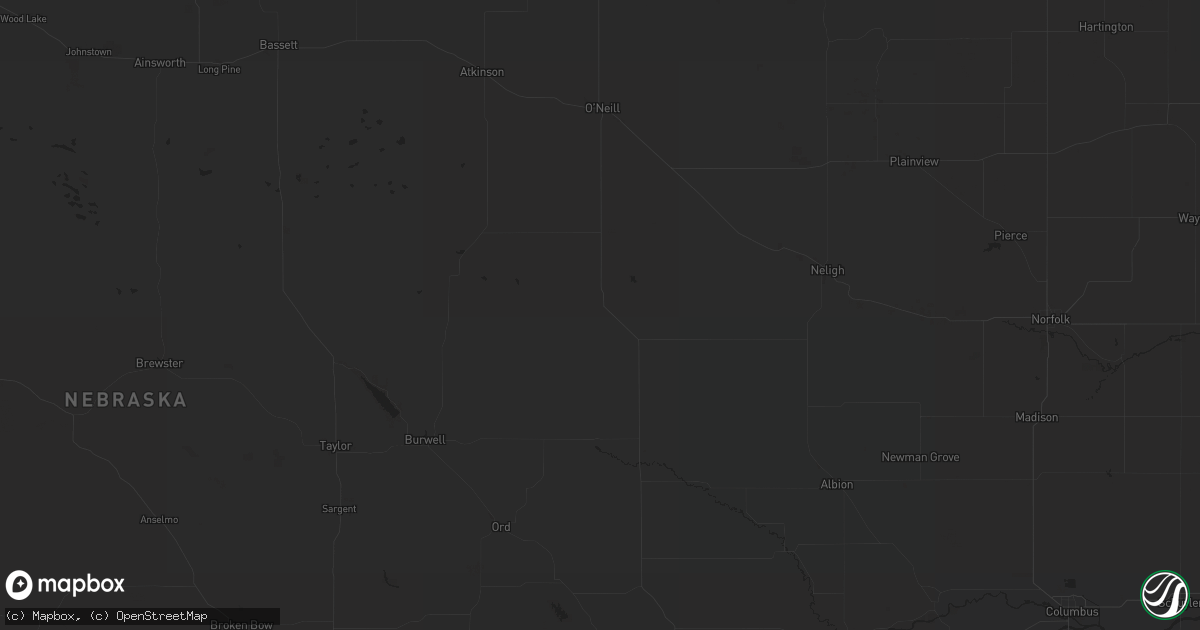 Hail map in Atlantic, IA on June 28, 2023