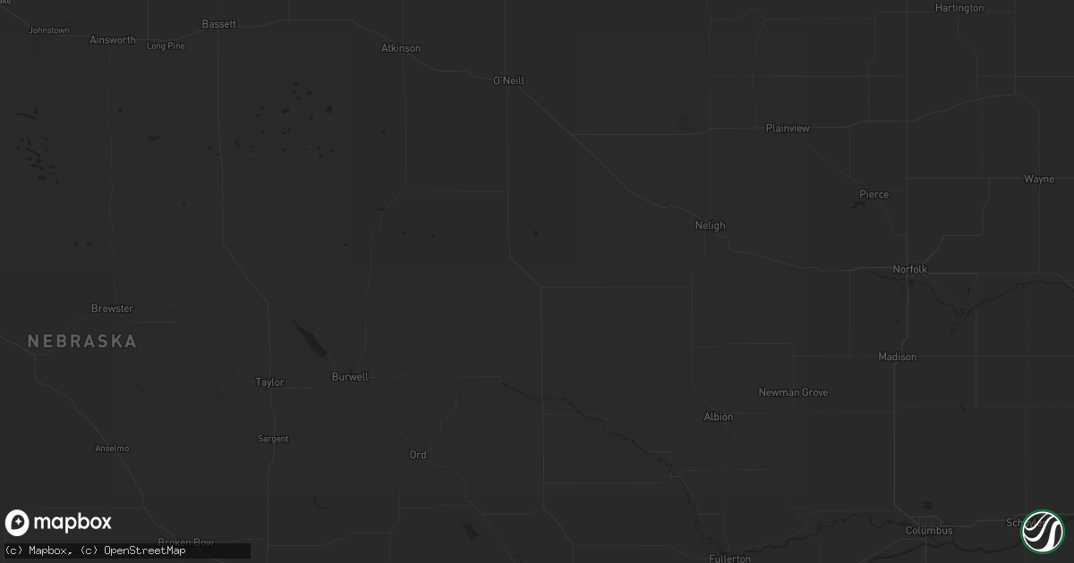 Hail map in Cumberland, IA on June 28, 2023