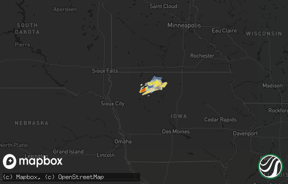 Hail map preview on 06-28-2026