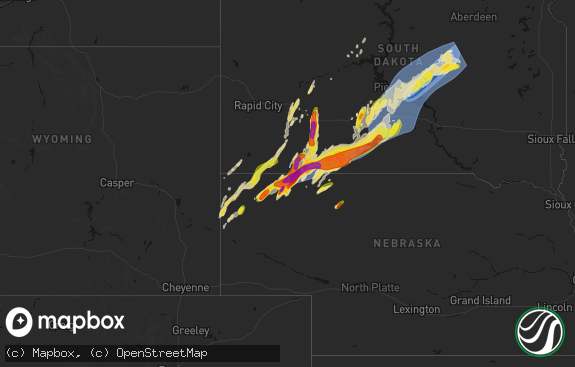Hail map preview on 06-28-2026