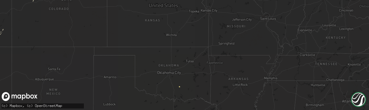 Hail map on June 29, 2011