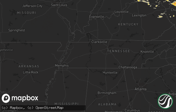 Hail map preview on 06-29-2012