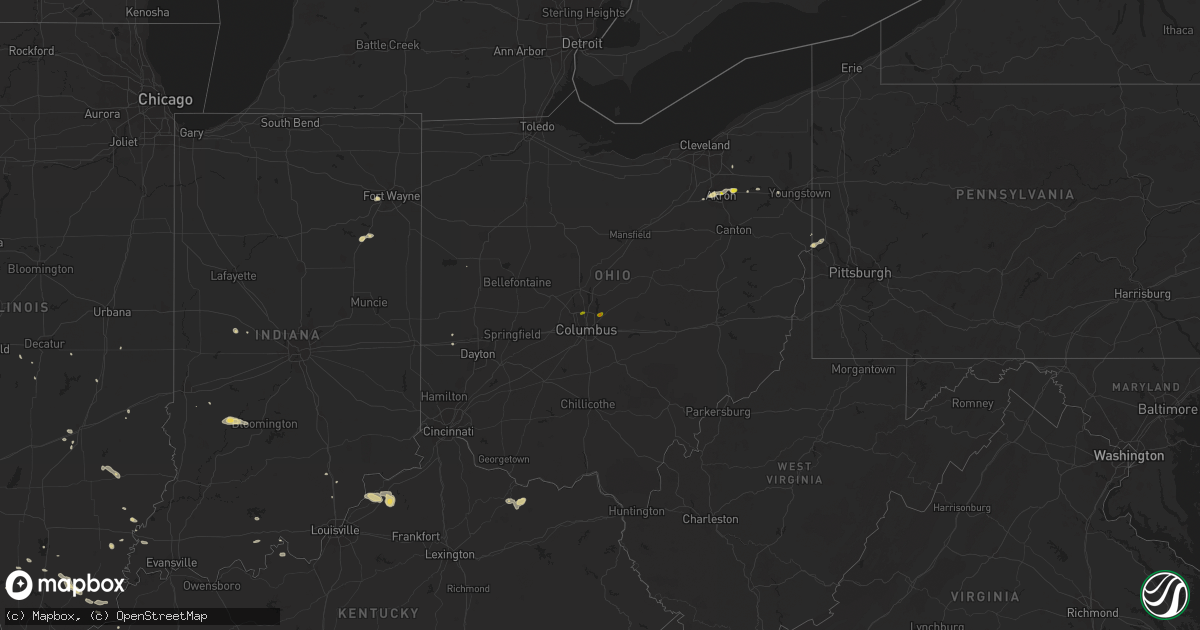 Hail map on June 29, 2013