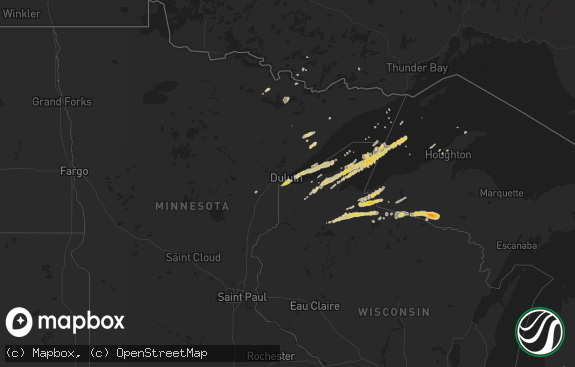 Hail map preview on 06-29-2014