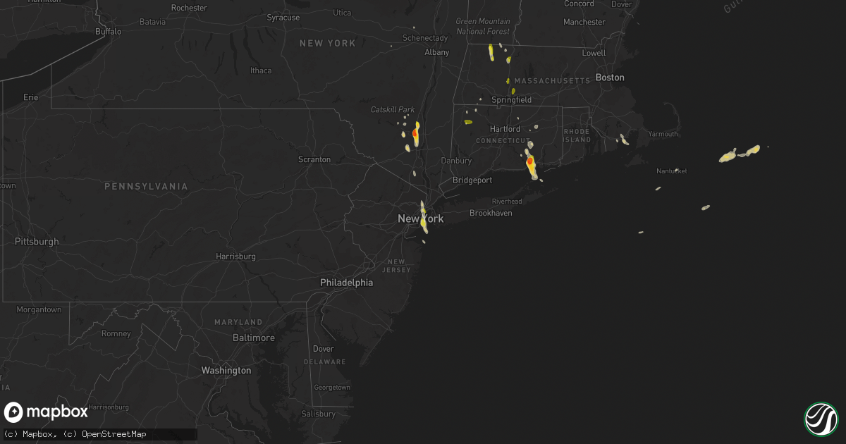 Hail map on June 29, 2020