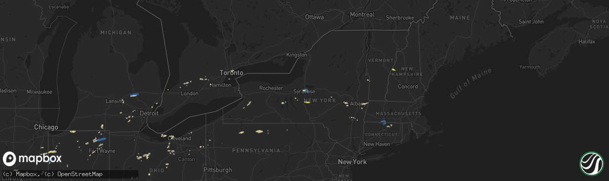 Hail map on June 29, 2021