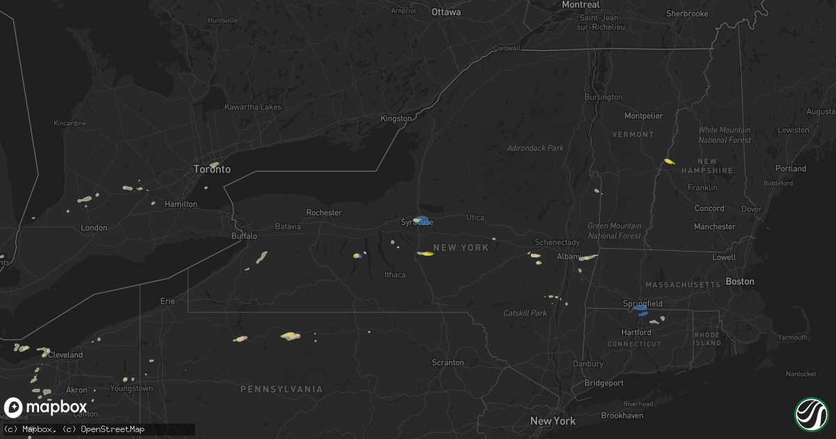 Hail map on June 29, 2021