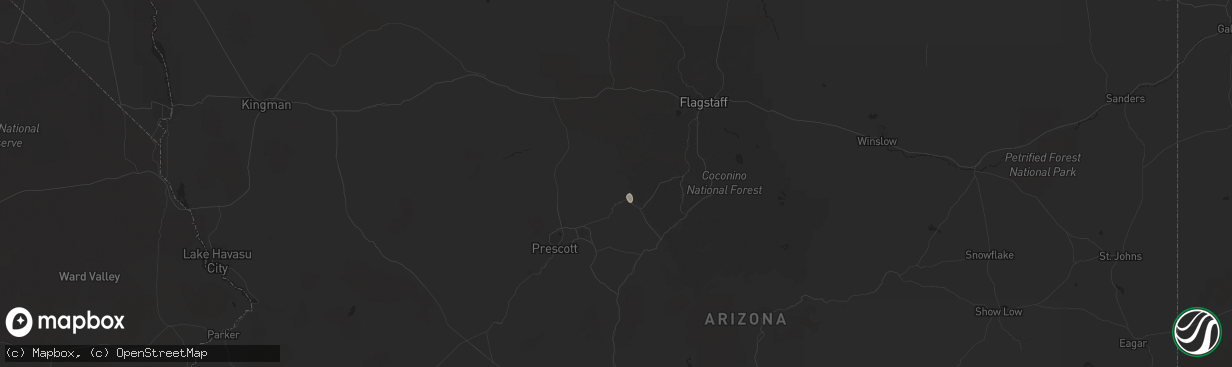 Hail map in Clarkdale, AZ on June 29, 2022