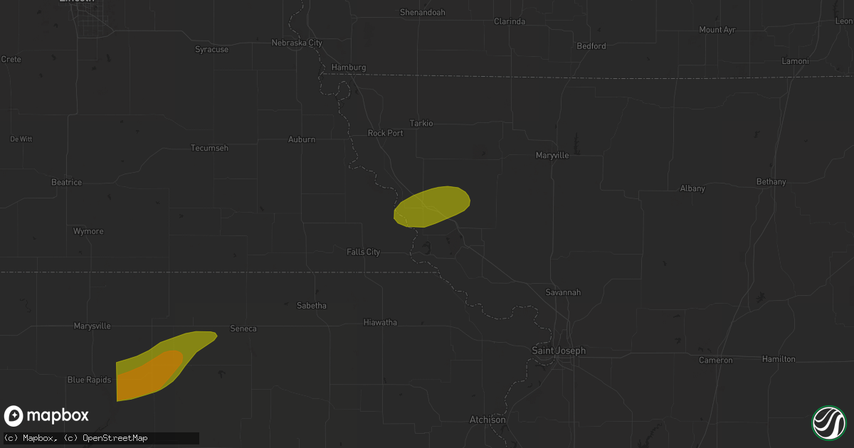 Hail map in Craig, MO on June 29, 2023