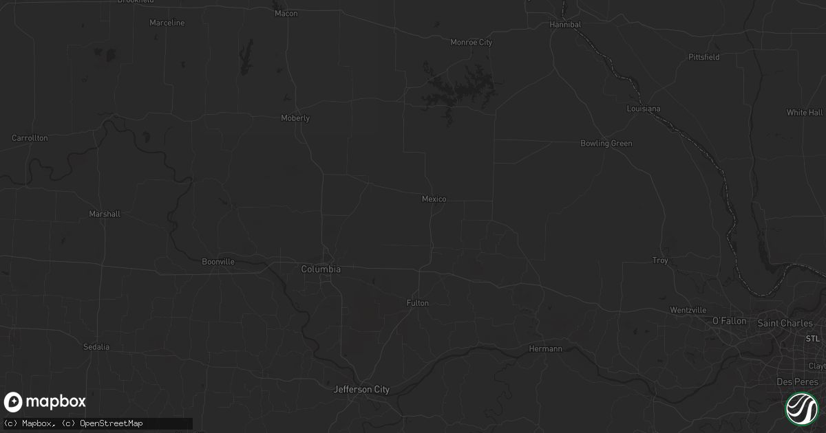 Hail map in Marysville, KS on June 29, 2023