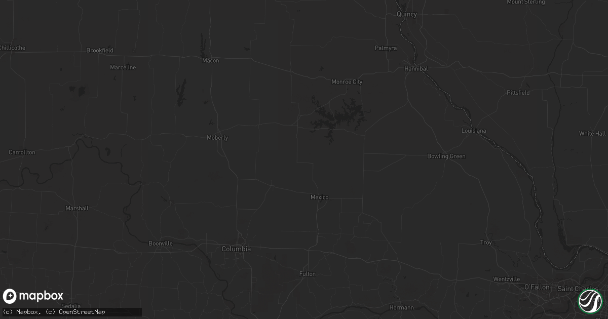 Hail map in Patoka, IN on June 29, 2023