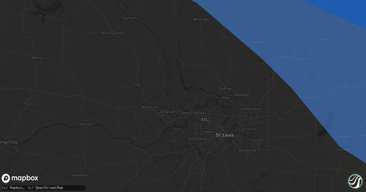 Hail map in Pekin, IL on June 29, 2023
