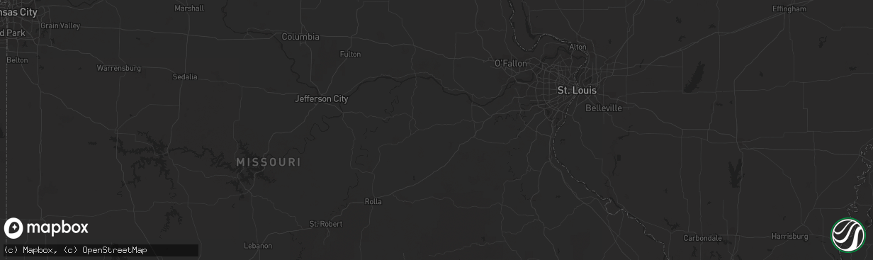 Hail map in Saint Joseph, MO on June 29, 2023