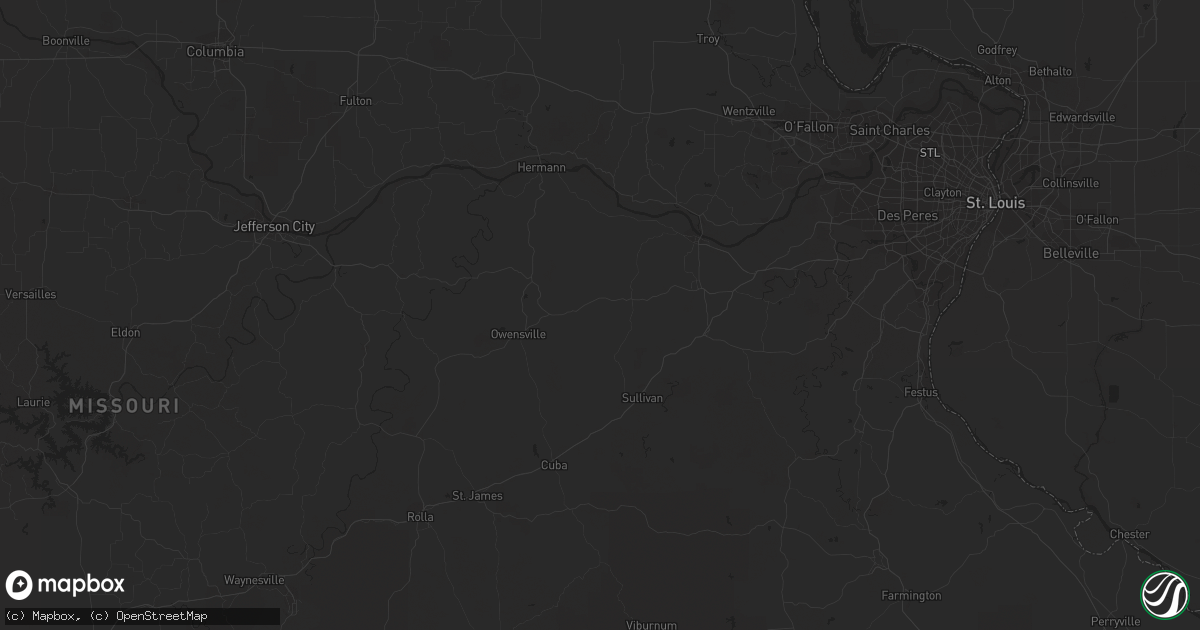 Hail map in Saint Joseph, MO on June 29, 2023