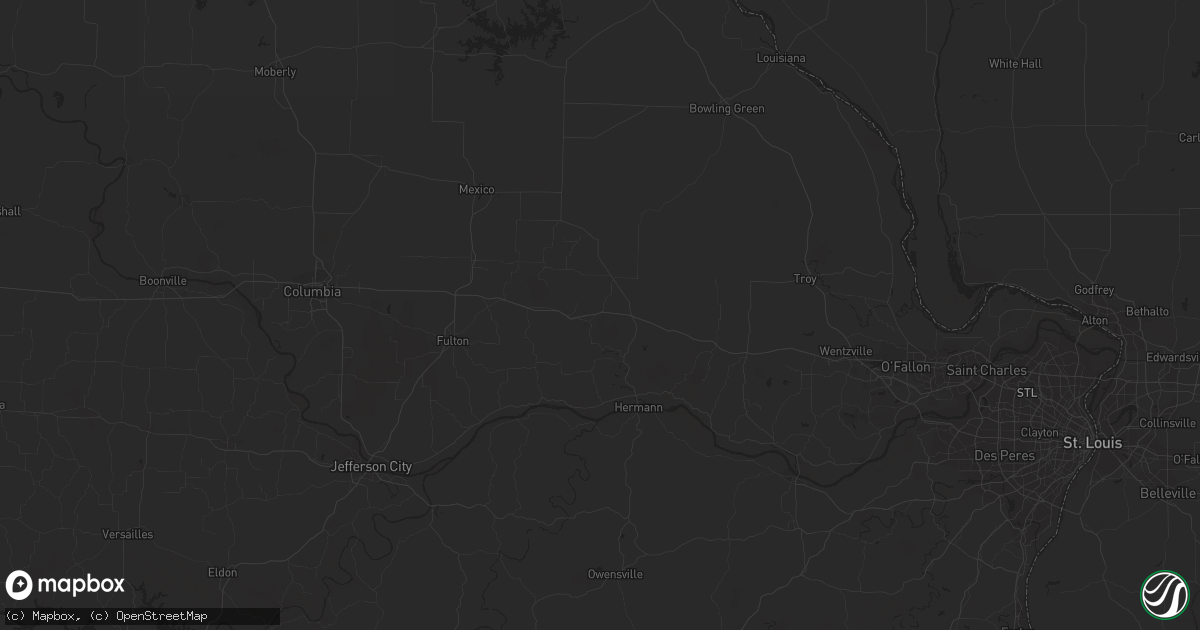Hail map in Trenton, MO on June 29, 2023