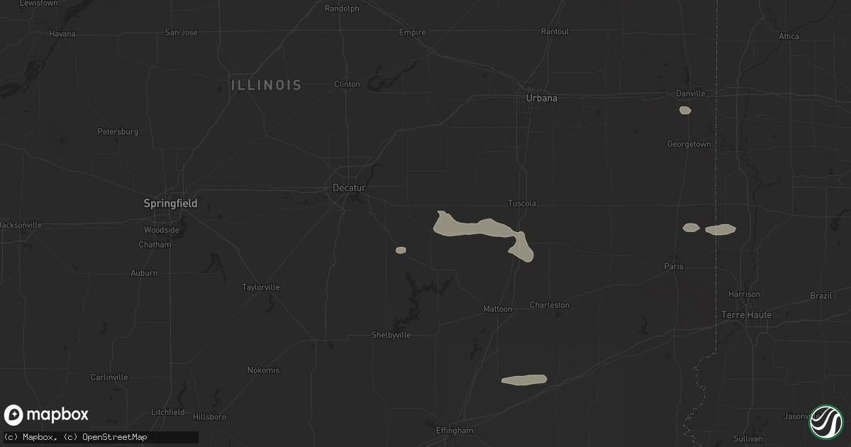 Hail map in Lovington, IL on June 29, 2024