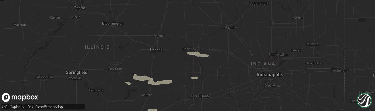 Hail map in Westville, IL on June 29, 2024