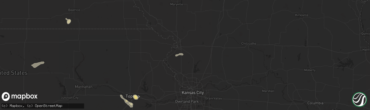 Hail map in Agency, MO on June 29, 2025