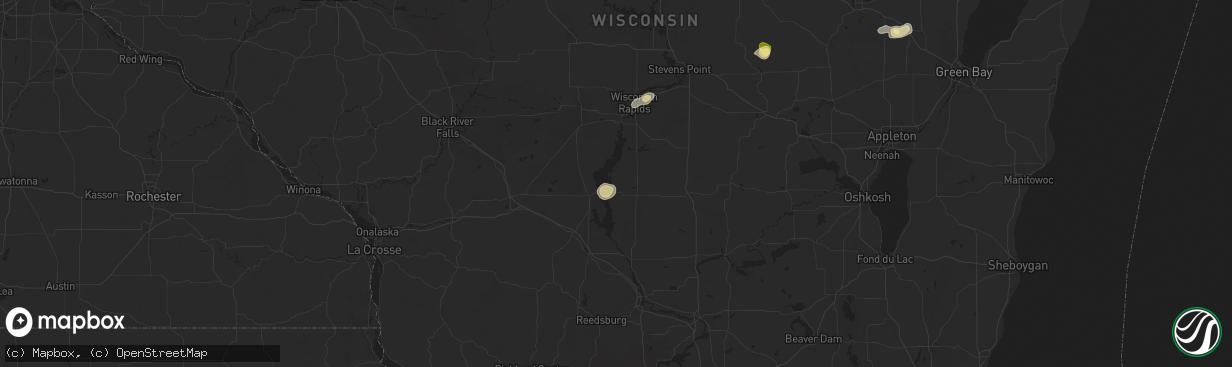 Hail map in Arkdale, WI on June 29, 2025