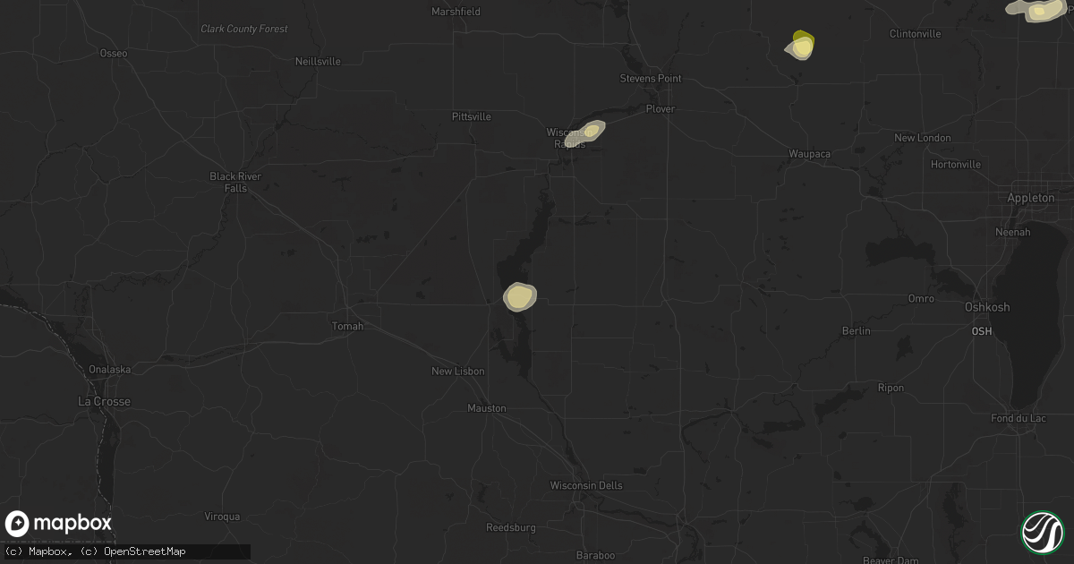 Hail map in Arkdale, WI on June 29, 2025