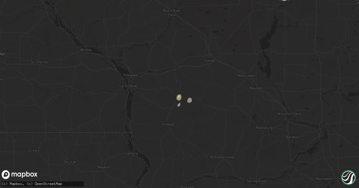 Hail map in Cashton, WI on June 29, 2025