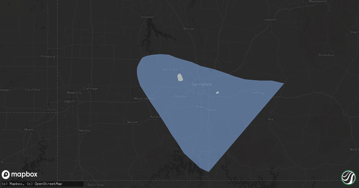 Hail map in Republic, MO on June 29, 2025