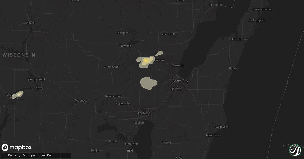 Hail map in Seymour, WI on June 29, 2025